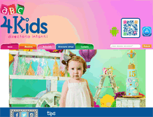 Tablet Screenshot of abc4kids.com.mx